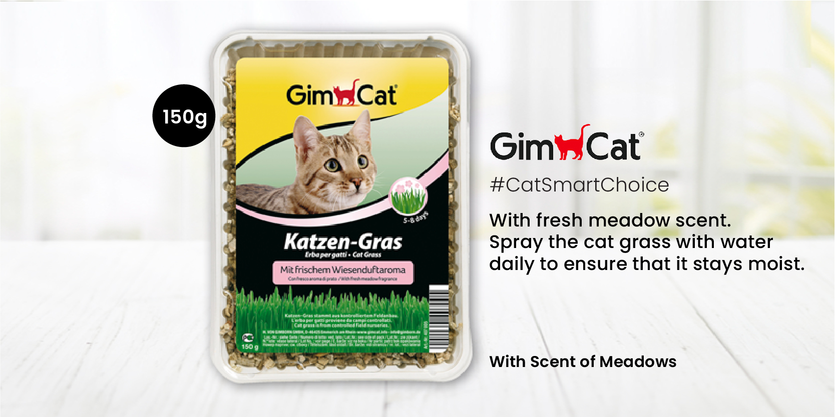GimCat Cat-Grass With Scent Of Meadows